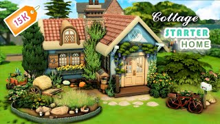 Cottage Living Starter home sims 4  Speed build [upl. by Ai951]