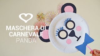 Tutorial Come realizzare una maschera di carnevale riciclando un piatto di carta  La Figurina [upl. by Birkett869]