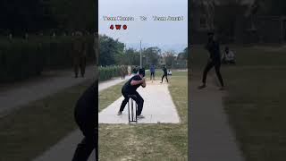 Qaro sahab ke sath bohat buri howi 2 ball bowled😅❤🏆 plzz subscribe cricket [upl. by Surdna14]