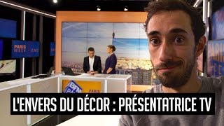 UNE JOURNÉE AVEC 1  UNE PRÉSENTATRICE TV découverte métier [upl. by Derte]