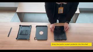 How to Install OtterBox Defender Series for iPads [upl. by Nayk]