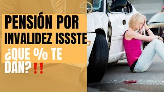 PENSIÓN POR INVALIDEZ EN EL ISSSTE ¿CUÁNTO  TE DAN👀‼️✅ [upl. by Cargian674]