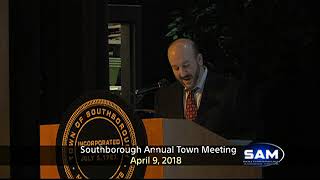 Southborough Annual Town Meeting April 9 2018 [upl. by Aknaib882]