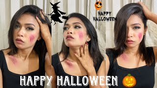 Halloween makeup look 2 Super Easy and hot halloween makeup tutorial [upl. by Ecallaw]