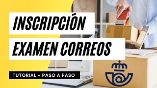 Cómo inscribirse al examen de Correos 📦  Explicado paso a paso 📝 [upl. by Bradman]