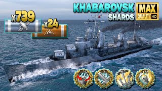 Destroyer Khabarovsk Merciless battleship fighter  World of Warships [upl. by Halpern]