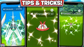 Sizeable Surprises Event Tips Shiny Wimpod Kartana amp Celesteela Raids  Double XP [upl. by Brant]