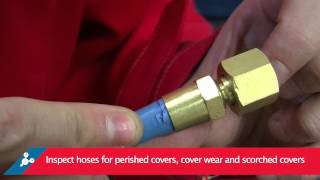 BOC How to check your gas hose [upl. by Nhojleahcim]