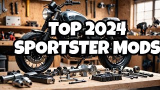 ABSOLUTE BEST DIY Rear Sets for Cafe Racer Sportster in 2024 [upl. by Gabbey]