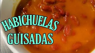 como hacer habichuelas guisada Dominicana  HABICHUELAs GUISADAs como GUISAR HABICHUELA DE LATA [upl. by Gen288]