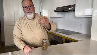 Mushroom Growing Step 2 Inoculate Jars [upl. by Adnoloy]