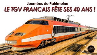 SNCF  LE TGV FRANCAIS FÊTE SES 40 ANS A PARIS ET VILLENEUVE [upl. by Anytsirk]