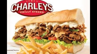 Charleys BBQ Chicken Cheese Steak Mukbang Review USA  ⍟ [upl. by Auqined576]