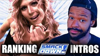 RANKING WWE SMACKDOWN INTRO VIDEOS [upl. by Wilmer]