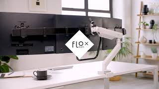 Flo X Multi  Heavy Duty Monitor Arm  WorkArena [upl. by Furiya888]