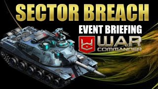 War Commander October 2024 Sector Breach Event Briefing [upl. by Kenney]