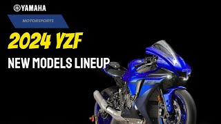 2024 Yamaha yzf new motorcycle lineup [upl. by Ahsena]