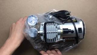 Harbor Freight Airbrush Compressor and Airbrush Kit Unboxing [upl. by Alena42]