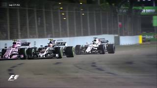 Magnussen Passes Massa Twice In Two Corners  F1 Best Overtakes of 2017 [upl. by Bez]