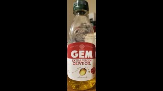 Gem Extra Virgin Olive Oil Review [upl. by Okia]