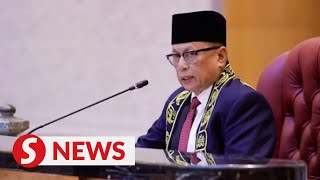 Johor Speaker notifies EC of Mahkota seat vacancy [upl. by Ailito]