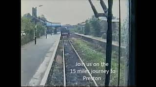 Cabride Ormskirk  Preston Full journey in 1995 [upl. by Oidivo]