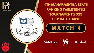 Siddhant vs Kushal  Mens Category  Match  4  DAY  1  10October2024 [upl. by Gaye344]