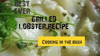 How to cook lobsterGrilled lobster Chervil butter Cooking in the Bush [upl. by Phenice]