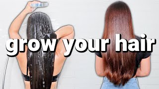 HOW TO GROW YOUR HAIR FASTER  Hair Growth Tips For Long And Healthy Hair [upl. by Nehemiah]