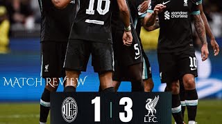 Ac Milan Vs Liverpool  1  3  Uefa Champions League 202425  Match Review  Post Match Interviews [upl. by Nocaed]