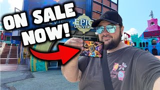 Whats New At Universal Orlando Epic Universe Tickets Go On SALE NEW Christmas Merch [upl. by Yrod]