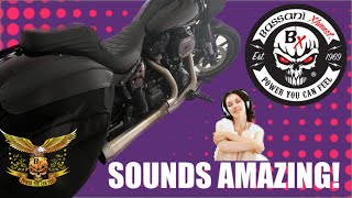 Bassani Xhaust ROAD RAGE 3 21 exhaust system sound clip [upl. by Roselane]