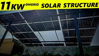 Solar panel mounting structure design and fabrication useful tips  solar frame design [upl. by Lyred]