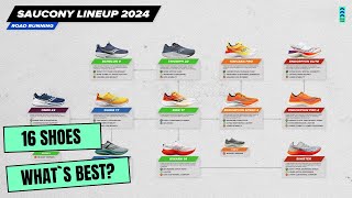 Saucony Running shoes lineup Scheme and Explanation 2024 [upl. by Morgenthaler516]