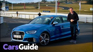 Audi RS3 sedan 2017 review first drive video [upl. by Aubry]