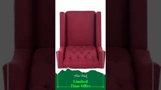 2716quot Wide Manual Wing Chair Recliner [upl. by Drarrej]