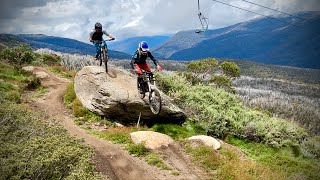 Paparazzi 2024  Thredbo MTB Newest Trail  Full Run CRASHES BROKEN BIKE POV [upl. by Atiram]