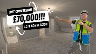 £70000 LOFT CONVERSION UK  STUNNING [upl. by Garrett]