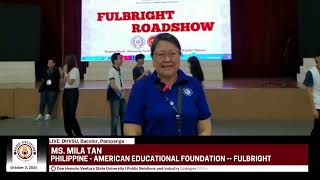 OIPP Sets Fulbright Roadshow in DHVSU [upl. by Lidia]