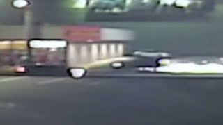 Surveillance video Car crashes into Advance Auto Parts store [upl. by Llekcor]