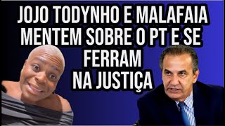 MENTIROSOS SE DANDO MAL EXTREMISTAS JOJO TODYNHO E MALAFAIA CAEM NO COLO DA JUSTIÇA [upl. by Bathilda]