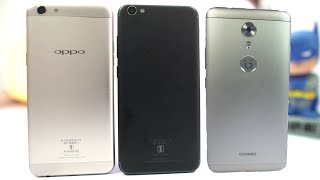 Oppo F3 vs Gionee A1 vs Vivo V5s [upl. by Spense297]