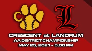 BASEBALL PLAYOFFS  Landrum Cardinals vs Crescent Tigers District Championship [upl. by Giarc985]