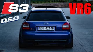 32 VR6 DSG Audi S3 8L  sound amp launch control [upl. by Haimorej648]