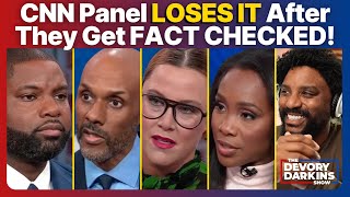 CNN Panel LOSES IT After They Get FACT CHECKED on Kamala [upl. by Matejka]