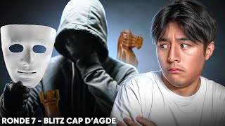 Je joue un MYSTÉRIEUX jeune au visage CACHÉ à la ronde 7 du Blitz du Cap d’Agde [upl. by Karsten162]