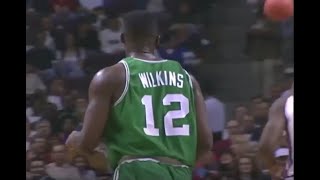 Dominique Wilkins Celtics Era Scores 32 in JumpShooting Clinic vs Pistons 1995 [upl. by Hplodur28]