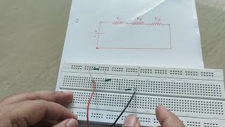 Breadboard tutorial for beginners How to connect Series  parallel circuit on breadboard [upl. by Otha]