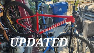 UPDATE ON MY SPECIALIZED ROCKHOPPER [upl. by Zenia]