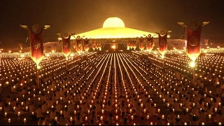 Thailand honors Buddha with Makha Bucha celebrations [upl. by Kitty]